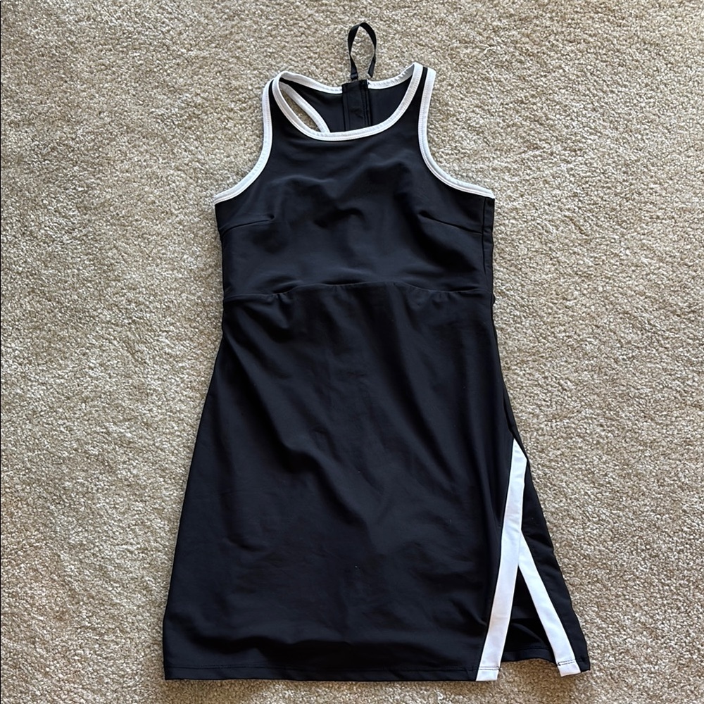 Comfortable Black & White Dress